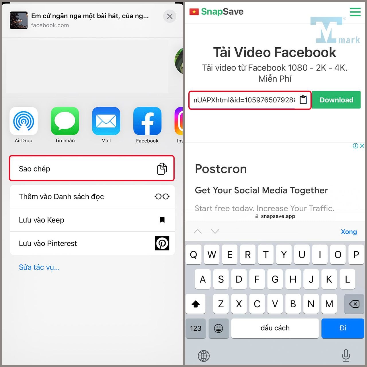 Hướng dẫn cách lưu video Facebook về điện thoại Android và iPhone