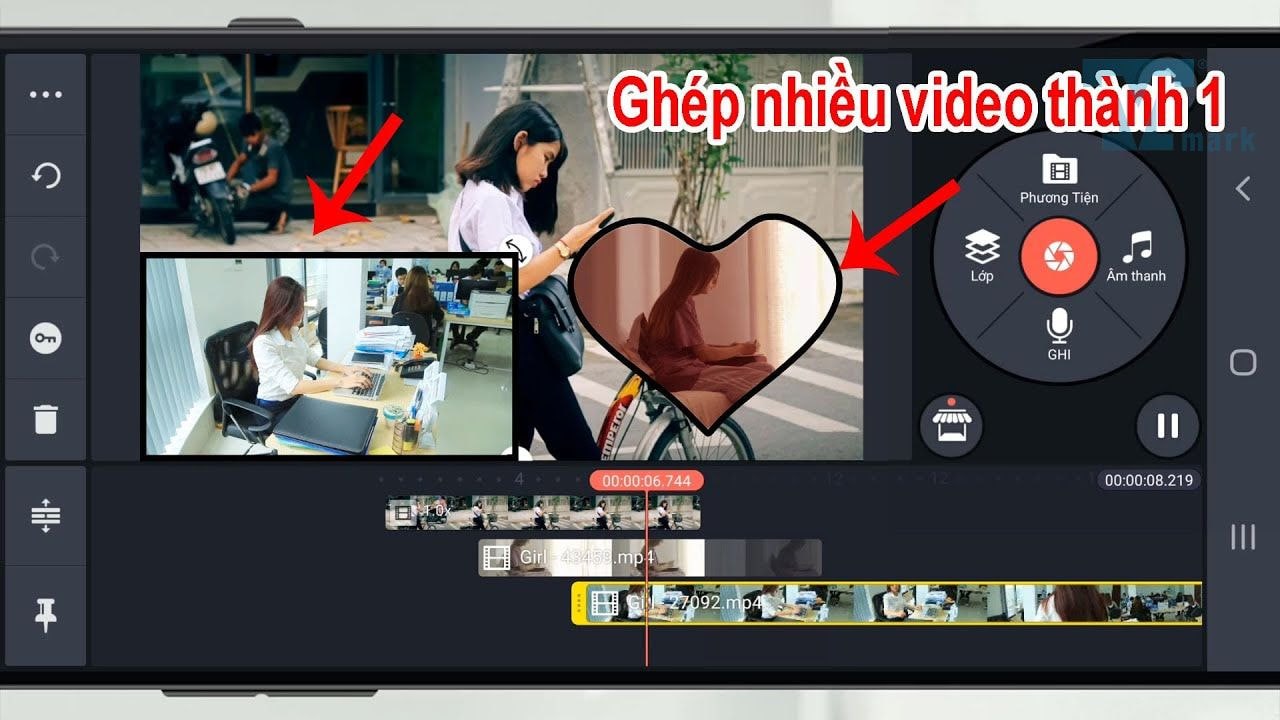 Cách ghép video trên điện thoại không cần phần mềm