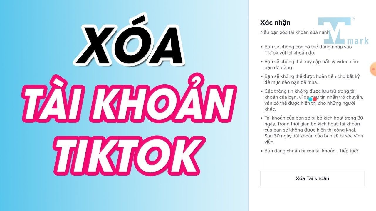 Cách xóa tài khoản TikTok vĩnh viễn chỉ trong vài bước đơn giản
