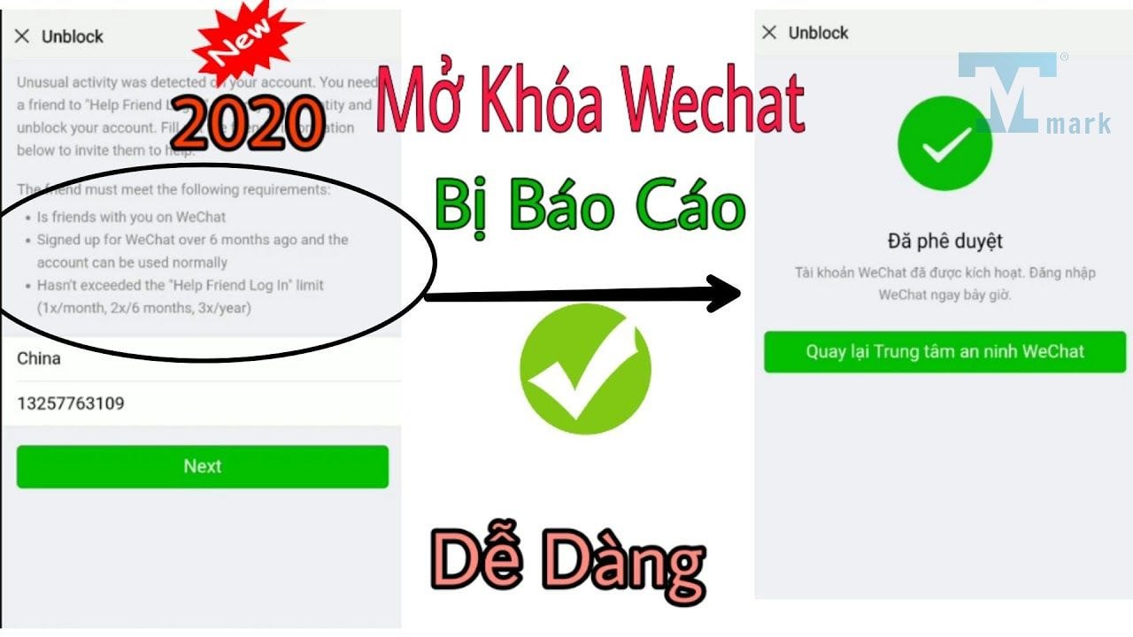 Cách lấy lại tài khoản Wechat khi quên mật khẩu đơn giản
