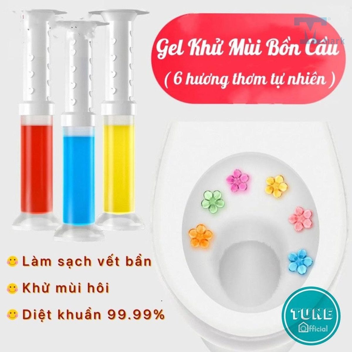 Khử mùi bồn cầu hiệu quả và an toàn với gel khử mùi