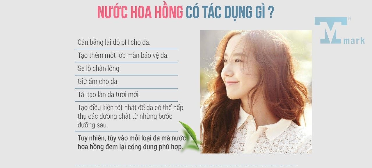 Nước hoa hồng có tác dụng gì cho da mặt?