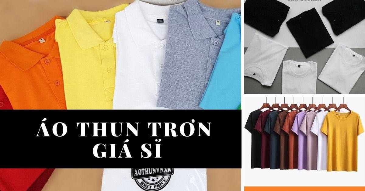 Áo thun giá sỉ - Lựa chọn thông minh cho mọi nhu cầu