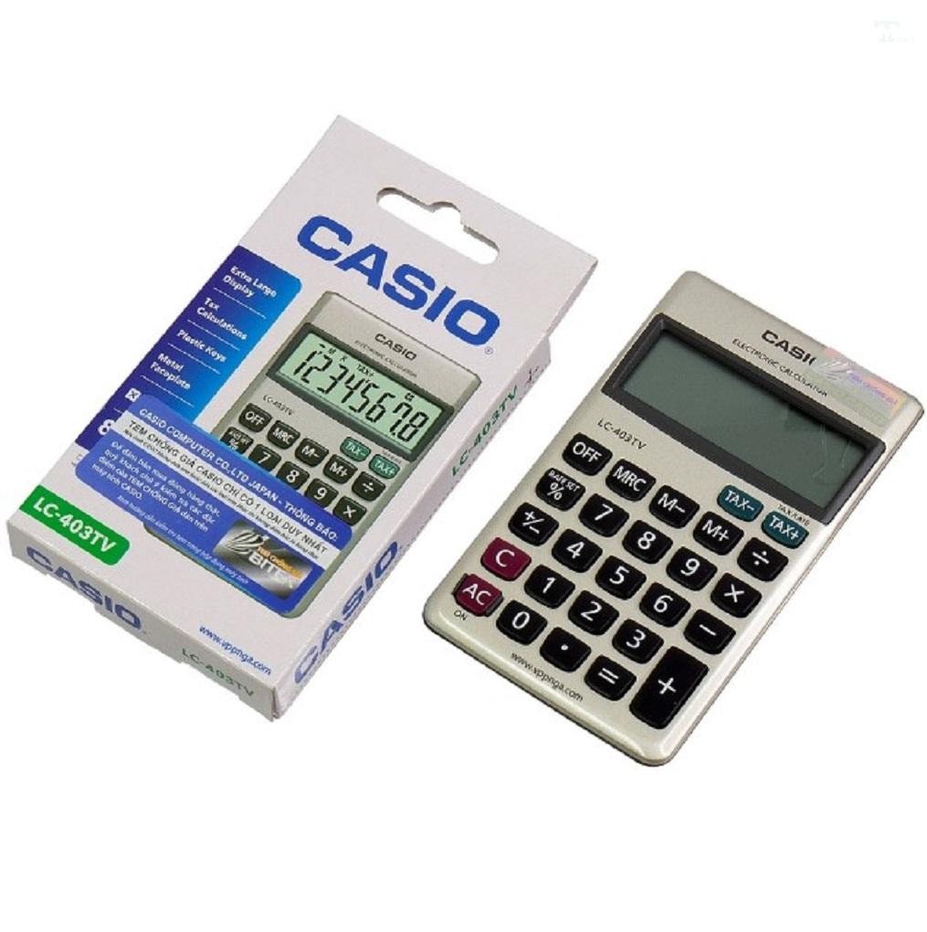 Máy tính Casio LC 403TV - Thiết bị hữu ích cho mọi nhu cầu tính toán