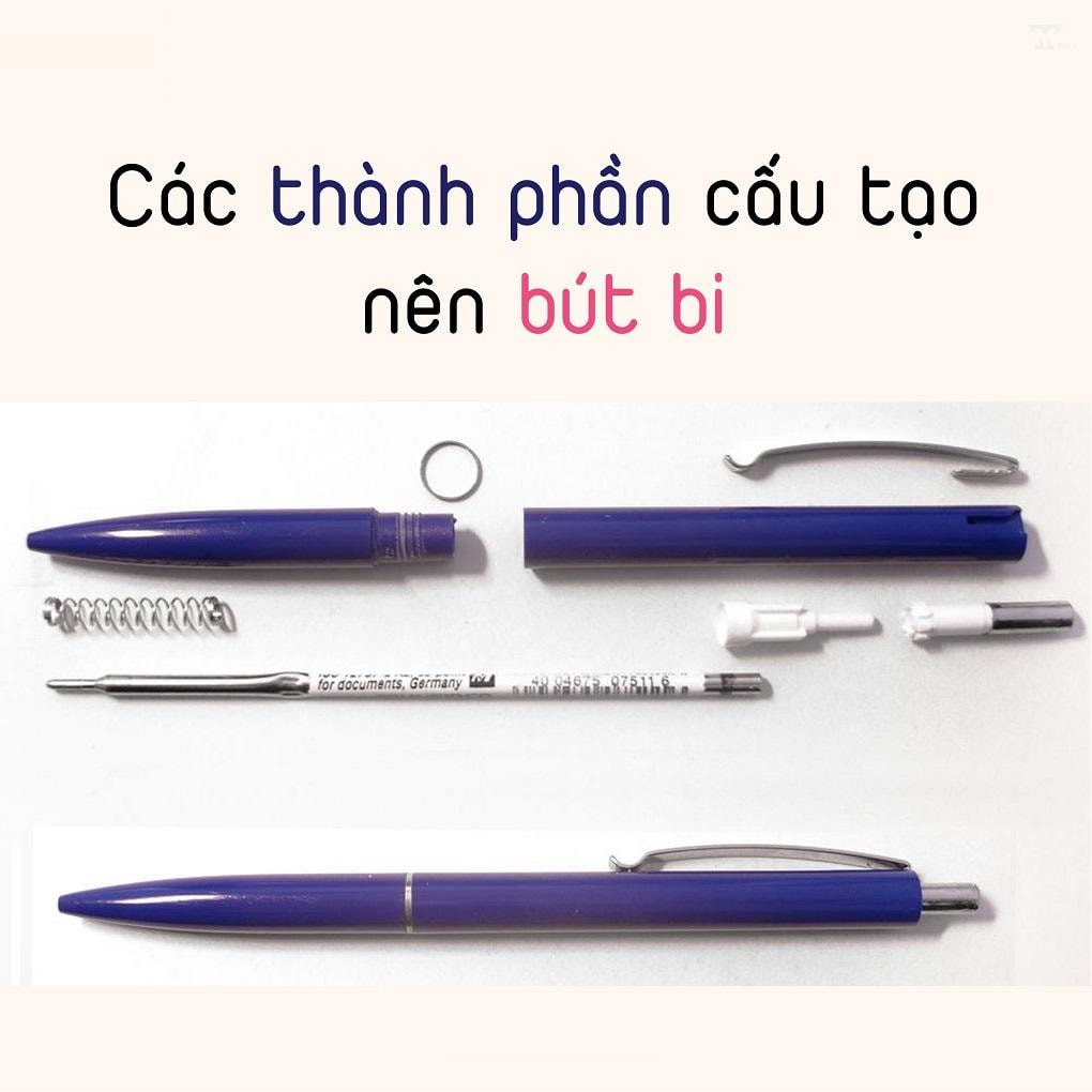 Cấu tạo của bút bi - Bạn đã biết chưa?