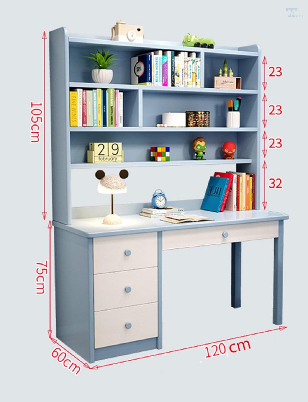 Phân loại bàn học sinh có kệ sách và những lưu ý khi mua sản phẩm
