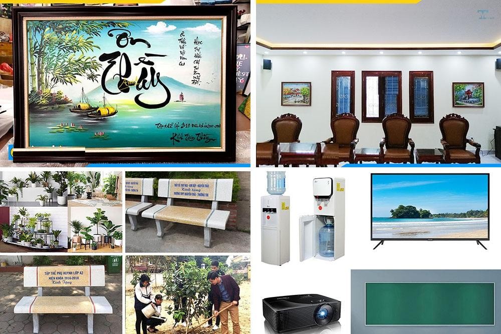 Quà tặng trường - Các gợi ý và lưu ý khi chọn mua quà kỉ niệm nhà trường