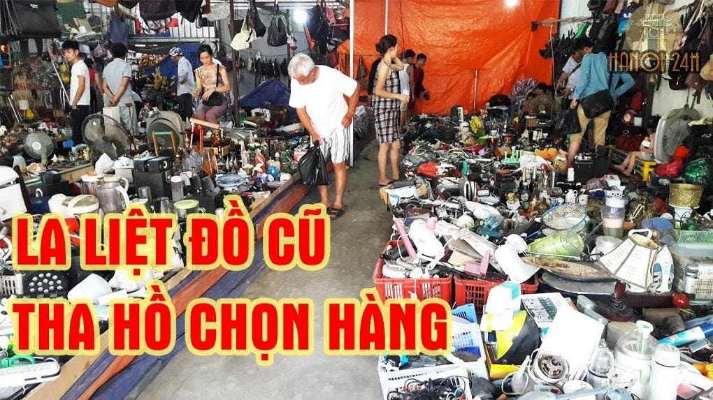 Chợ mua bán đồ cũ thanh lý Hà Nội: Nơi thu mua đồ cũ uy tín