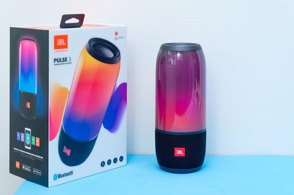 Loa JBL Pulse 3 - Âm thanh vòm 360 độ và hiệu ứng ánh sáng độc đáo