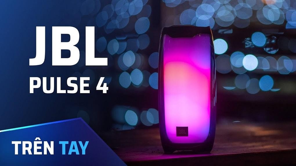 JBL Pulse 4 - Trải nghiệm âm thanh chất lượng cao và hiệu ứng đèn LED độc đáo