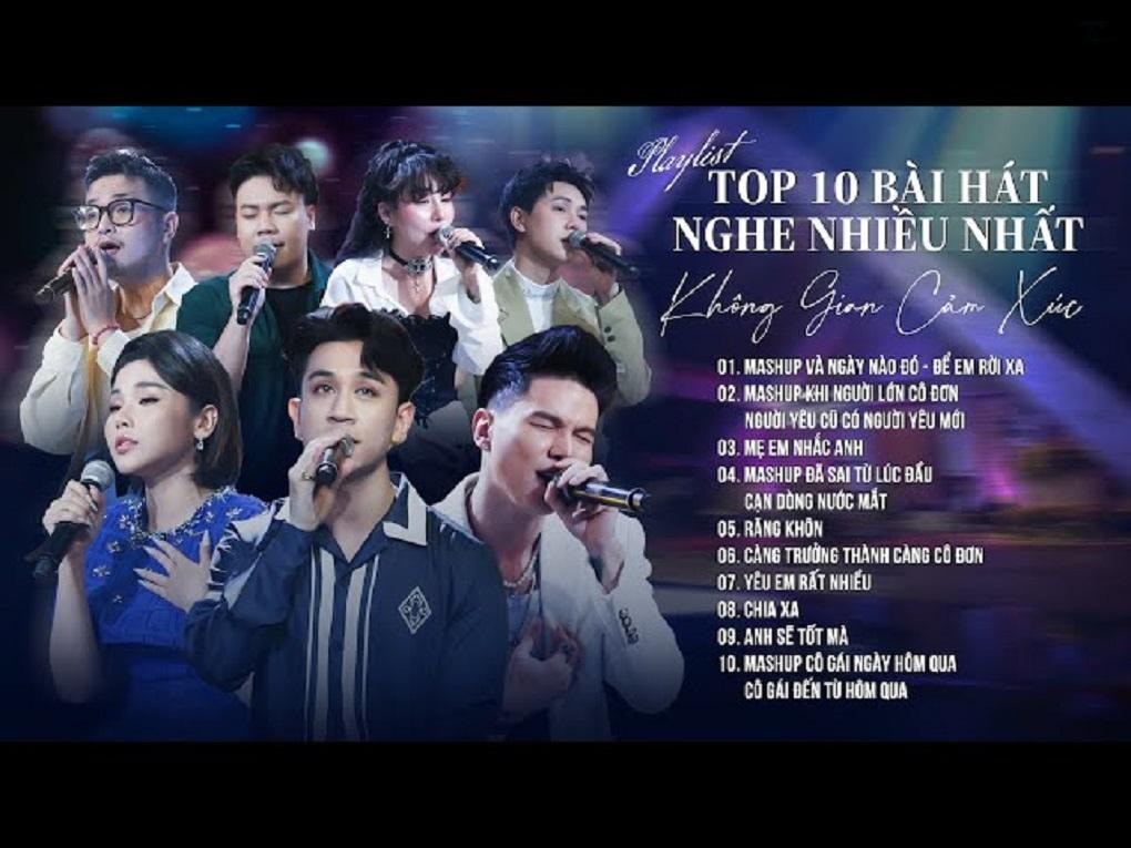 Top 10 bài hát hay nhất Việt Nam thu hút nhiều lượt view