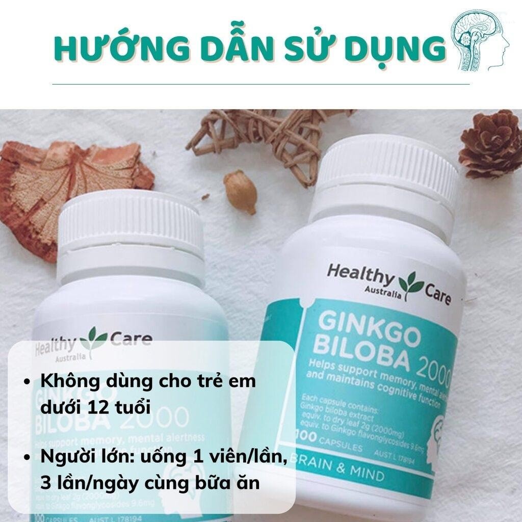 Cách sử dụng thuốc bổ não Ginkgo Biloba hiệu quả