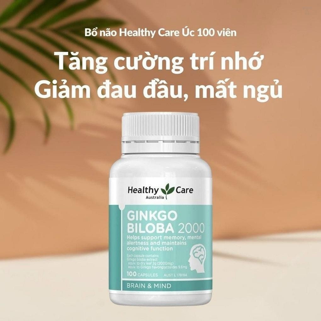 Thuốc bổ não Ginkgo Biloba - Cải thiện di chứng sau đột quỵ | Tmark