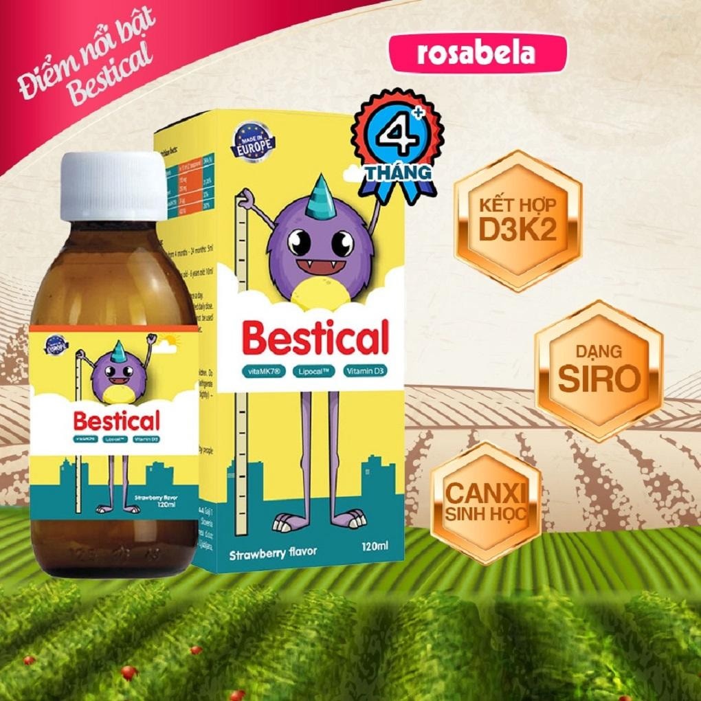 Canxi Bestical - Tăng cường chiều cao và hỗ trợ sức khỏe xương và răng