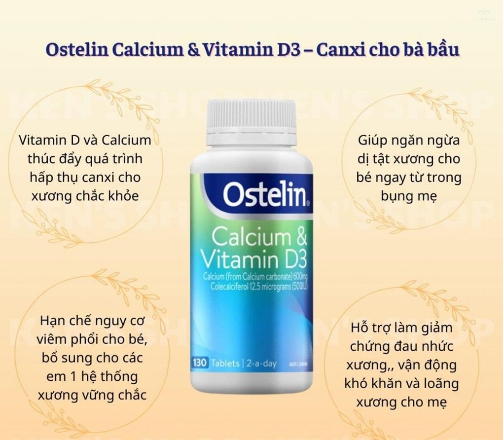 Canxi Ostelin - Cải thiện sức khỏe xương và phòng ngừa loãng xương