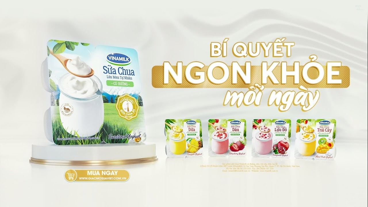 Sữa chua Vinamilk có đường: Tác dụng, lợi ích và lưu ý khi sử dụng