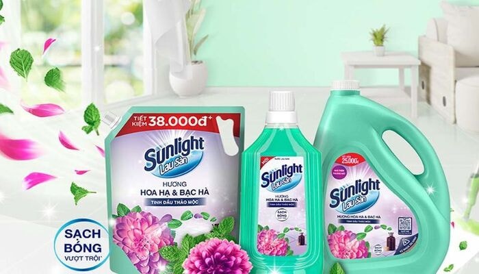 Nước lau sàn sunlight màu xanh có tốt không? Top sản phẩm hot nhất