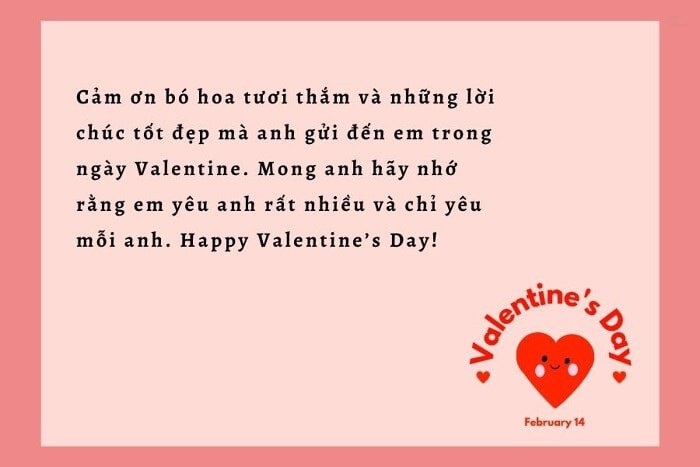 Những Lời Cảm Ơn Valentine Ngọt Ngào và Ý Nghĩa Dành Cho Người Thương