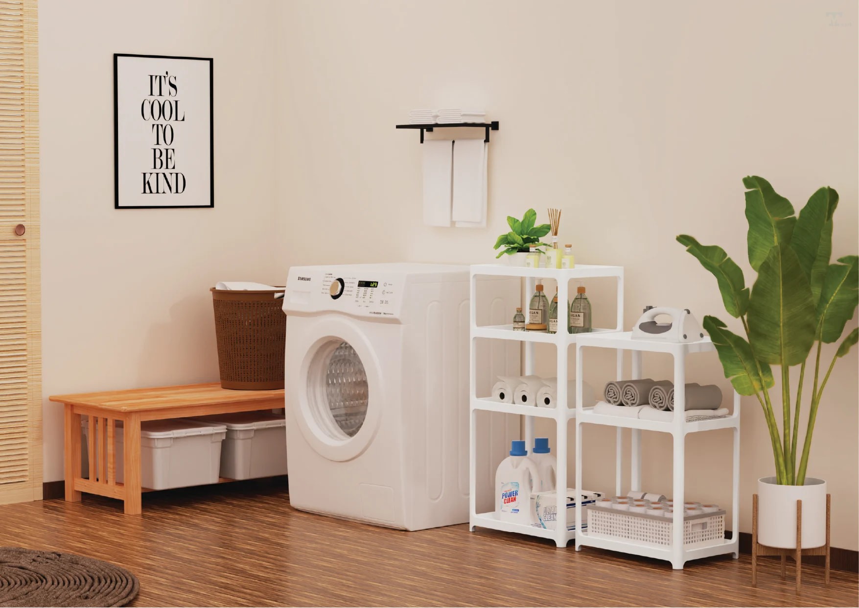 Kệ nhựa nhà bếp - Giải pháp lưu trữ tối ưu cho không gian bếp hiện đại