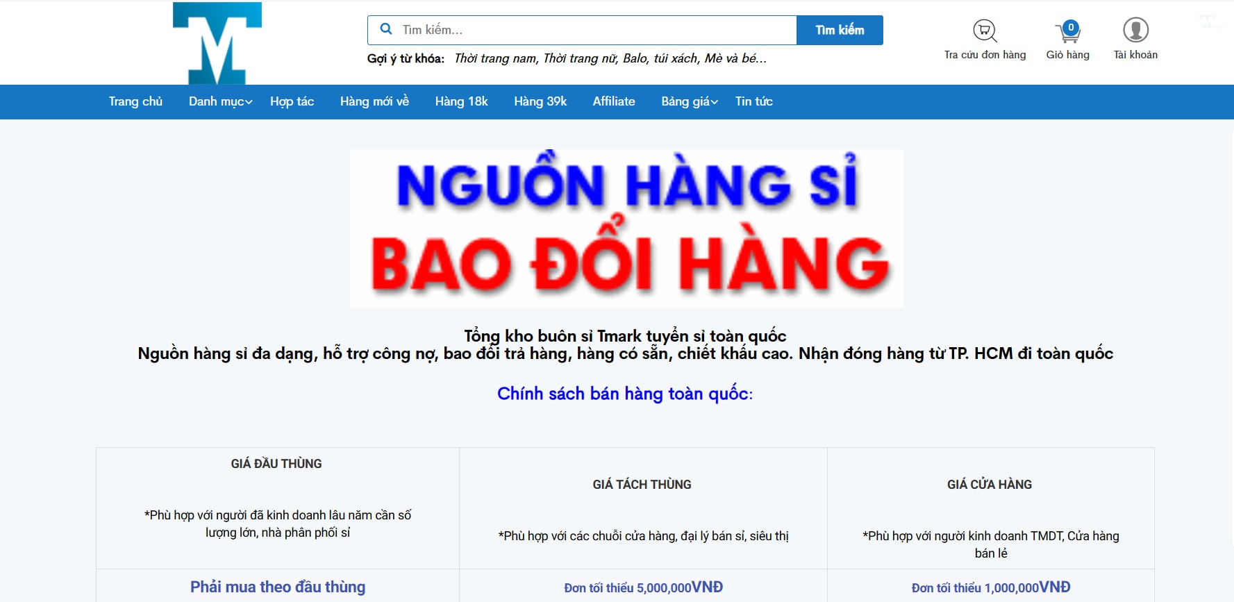 Xem ngay trang web thanh lý đồ cũ thân thiện, chuyên nghiệp