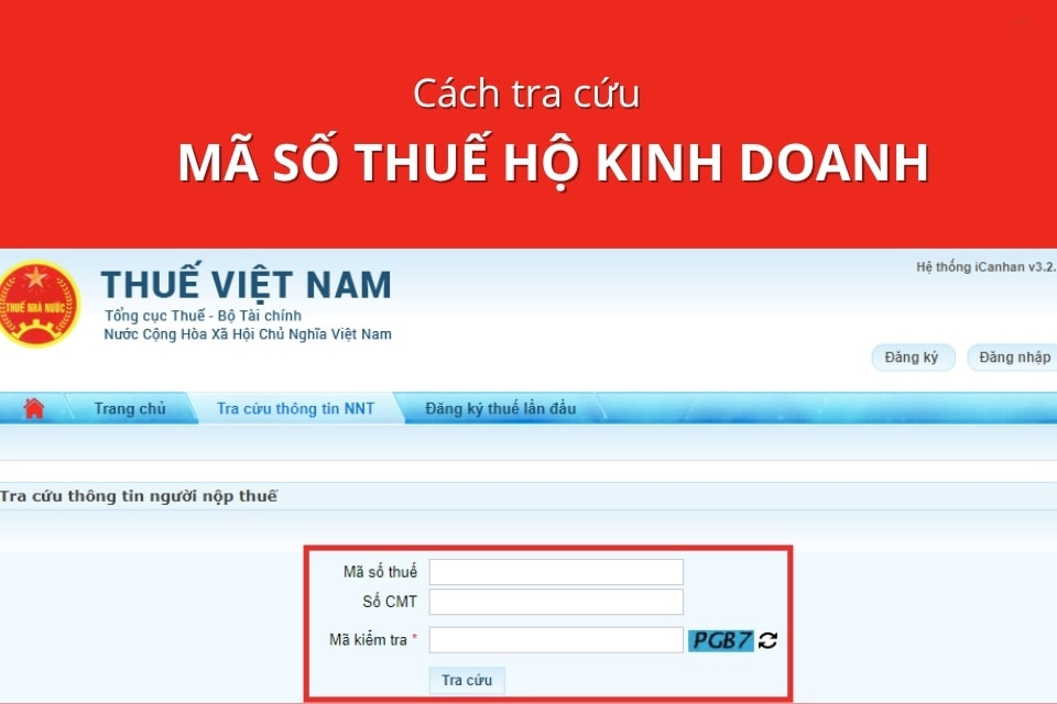 Cách tra cứu mã số & khai thuế hộ kinh doanh theo quy định hiện hành