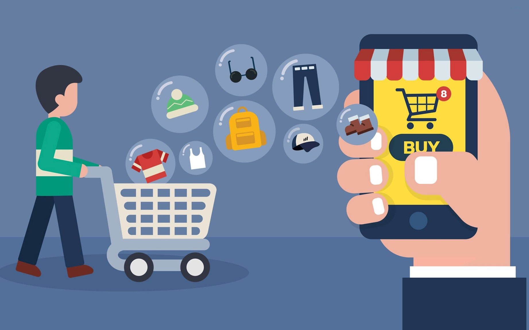 Hành vi mua sắm thay đổi mạnh sau COVID-19, với làm việc từ xa và mua sắm online trở thành thói quen lâu dài