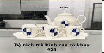 Bộ tách trà 920 bình cao có khay