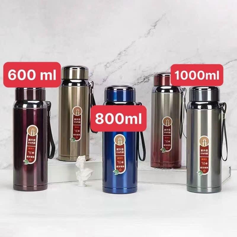 Bình giữ nhiệt vaccum sus316- 600ml (Kiện 50 cái)