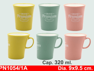 Ly Nhựa Cách Nhiệt Thailan-Pioneer 320ml ( vàng, hồng, lá)