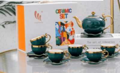 Bộ trà bầu xanh (Kiện 12 bộ)