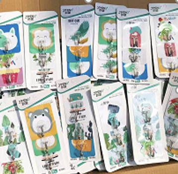 Móc dán tường hoạt hình (Kiện 200 cái)