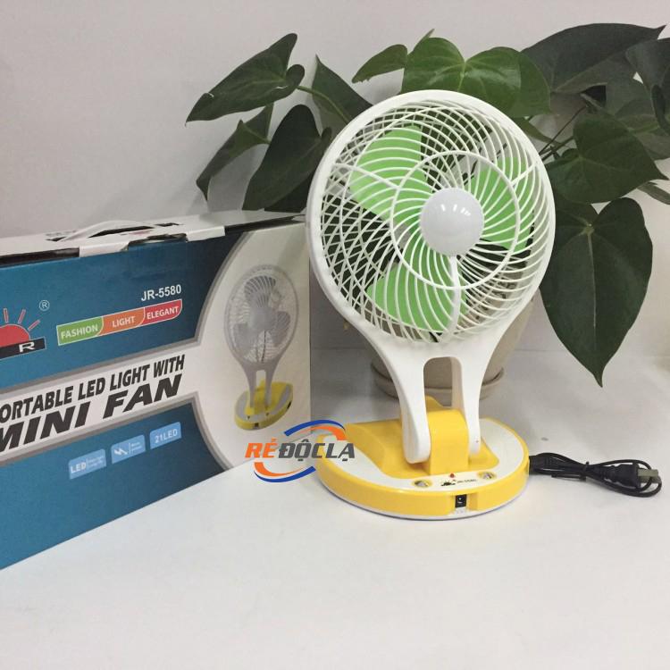 Quạt sạc để bàn 5580