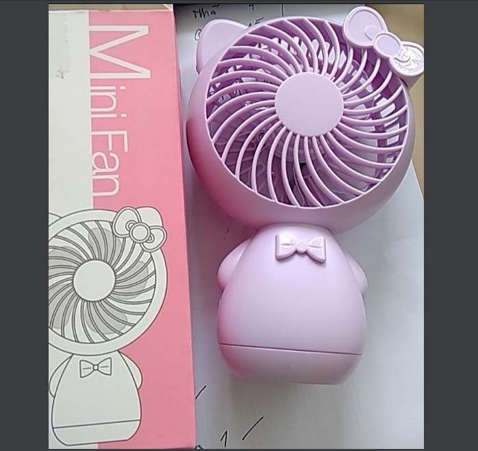 Quạt minifan cầm tay Hello Kitty