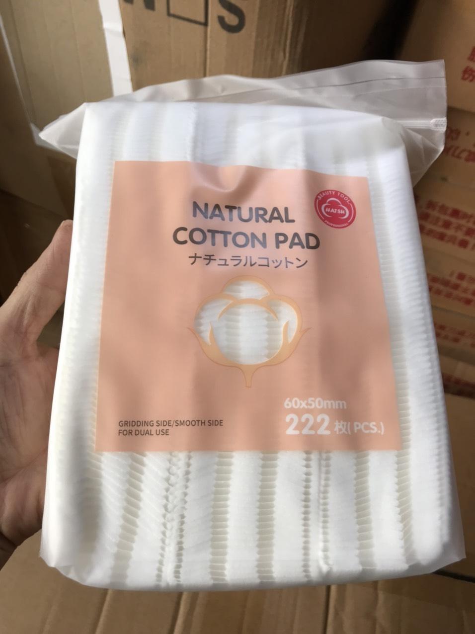 Bông tẩy trang Cotton Pad HỒNG chính hãng 200-222 miếng Tmark (Kiện 80 gói)