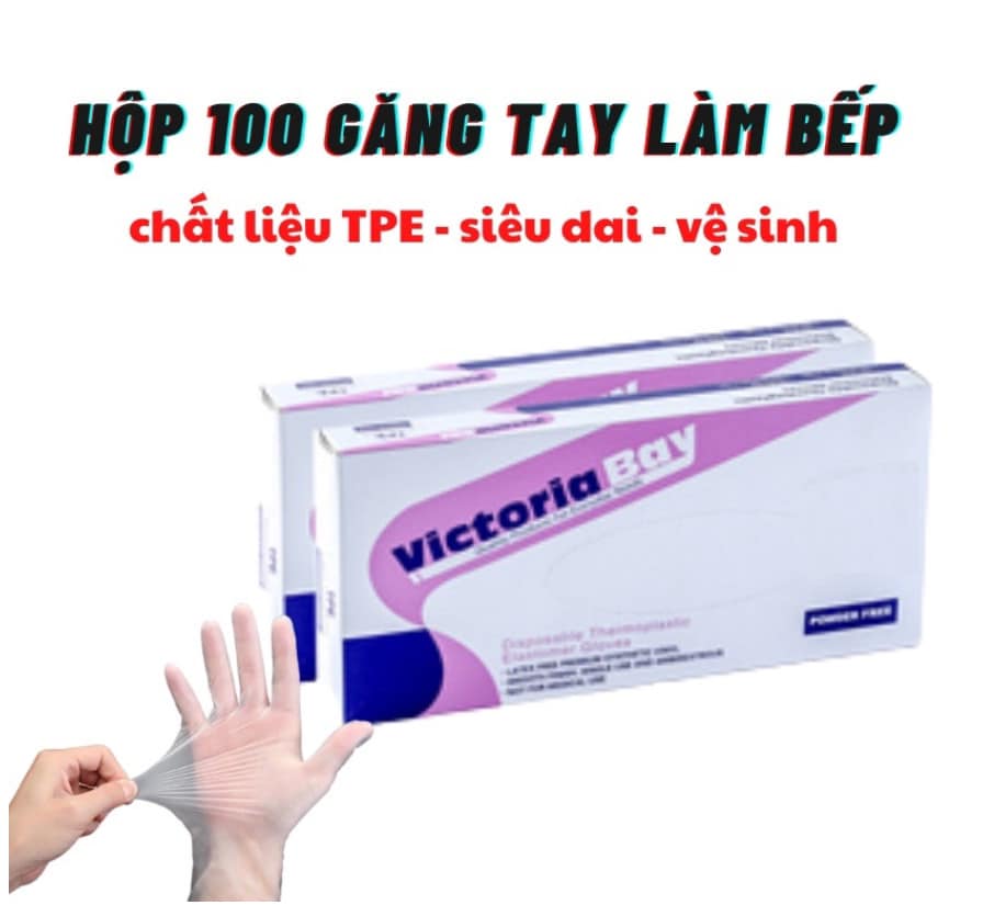 Hộp 100 găng tay TPE làm bếp (Kiện 60 hộp) 4