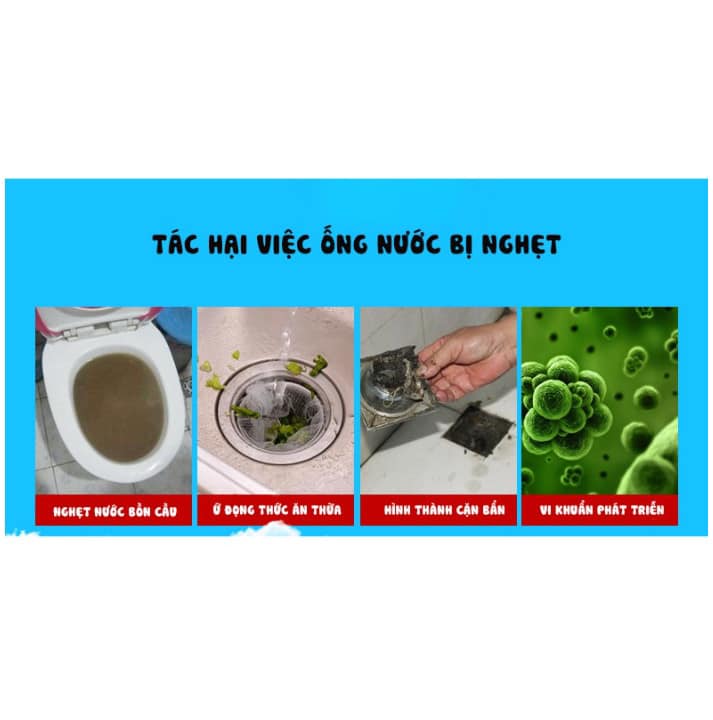 Lọ thông cống xanh Tmark (Kiện 100 chai)