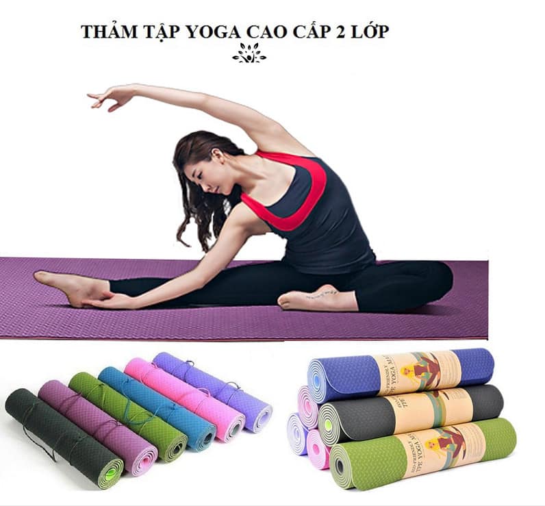 Thảm tập yoga tpe 8mm Tmark (Kiện 12 cái)