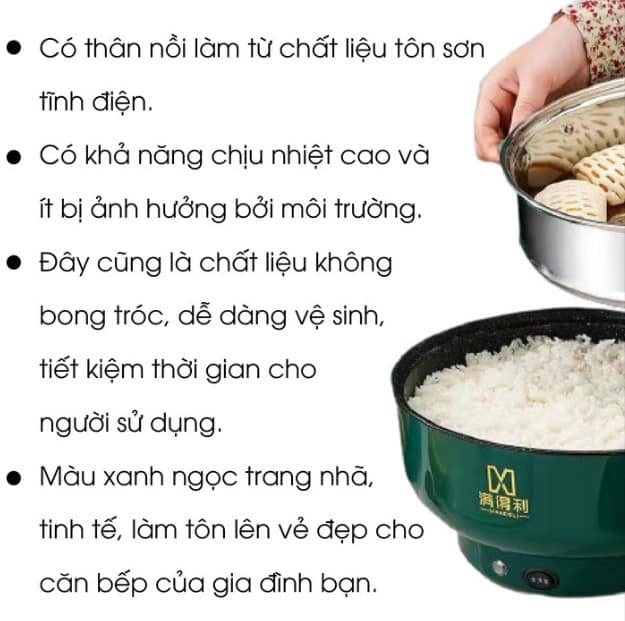 Nồi lẩu hơi Mandeli 28cm Tmark (Kiện 24 cái)