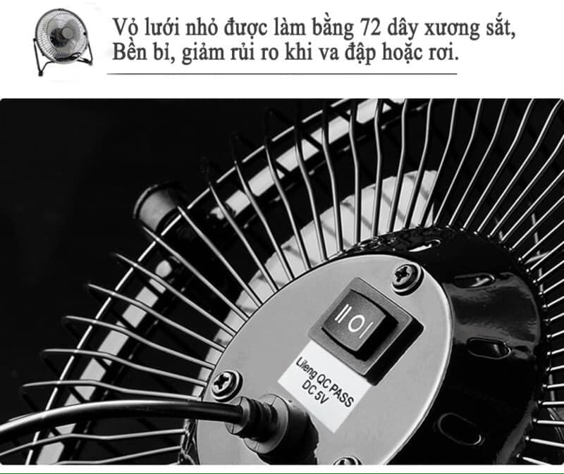 Quạt lòng kim loại gió mạnh, chạy êm, bền đẹp Tmark (Kiện 30 cái) 11