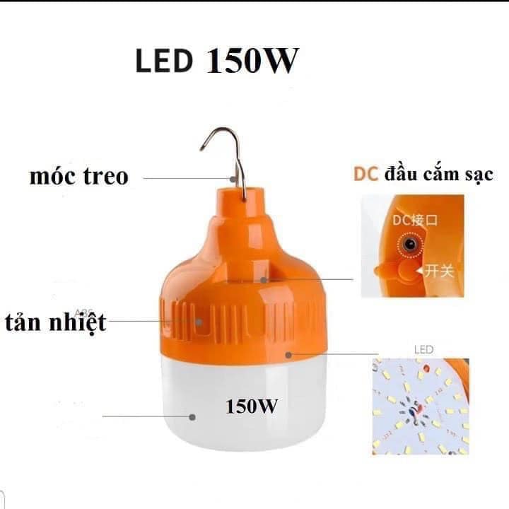 Đèn bóng led tích điện loại 150W Tmark (Kiện 50 cái)