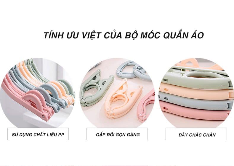 Móc treo gấp gọn Tmark (Kiện 800 cái)