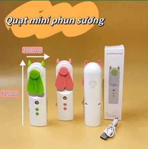 Quạt sương mini đủ màu sắc Tmark (Kiện 200 cái)