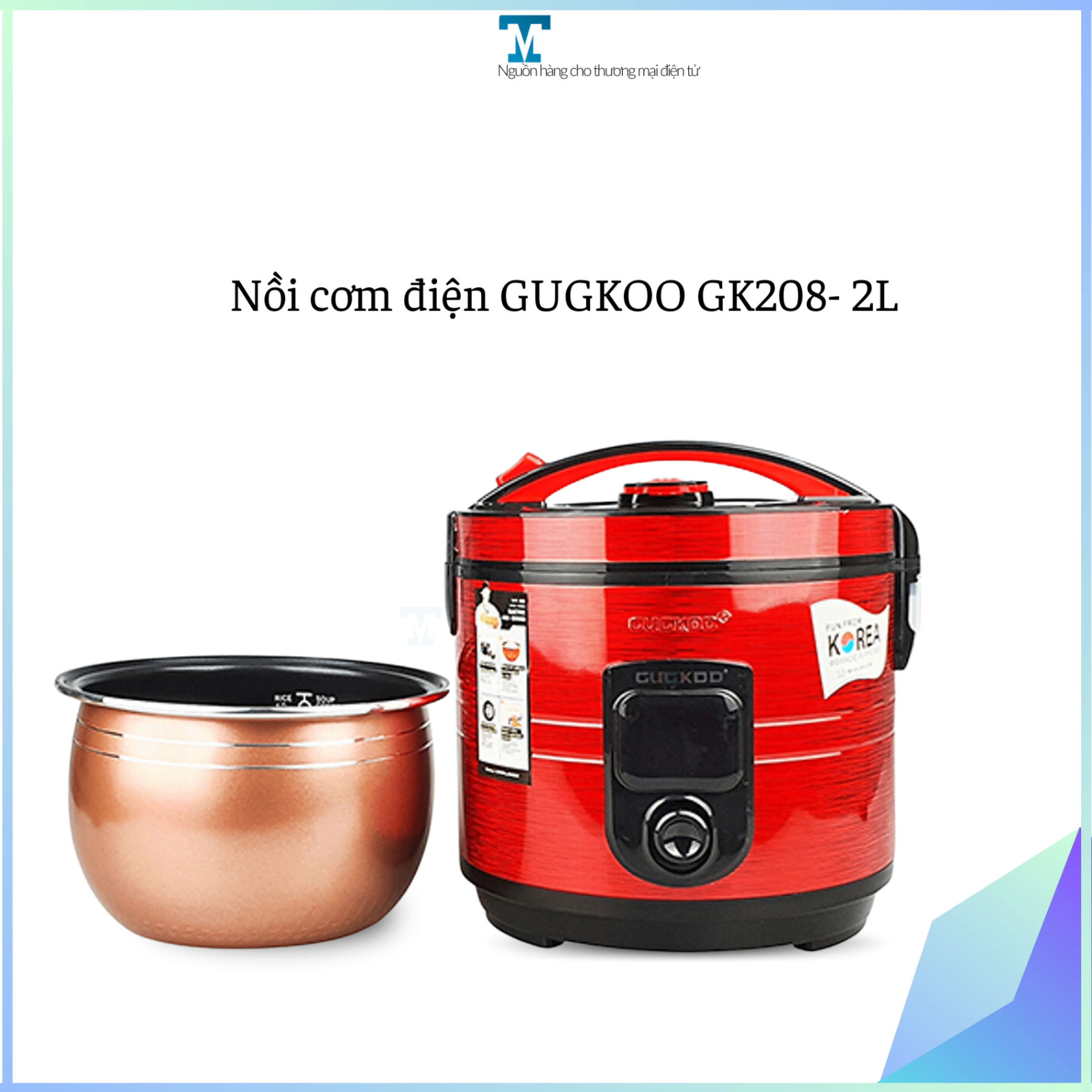 Nồi cơm điện GUGKOO 505- 2L (Kiện 6 cái)