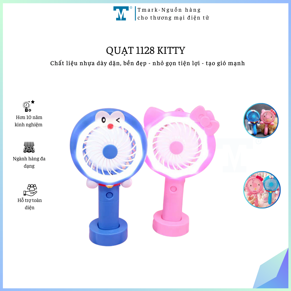 Quạt 1128 Kitty Tmark (Kiện 100 cái)
