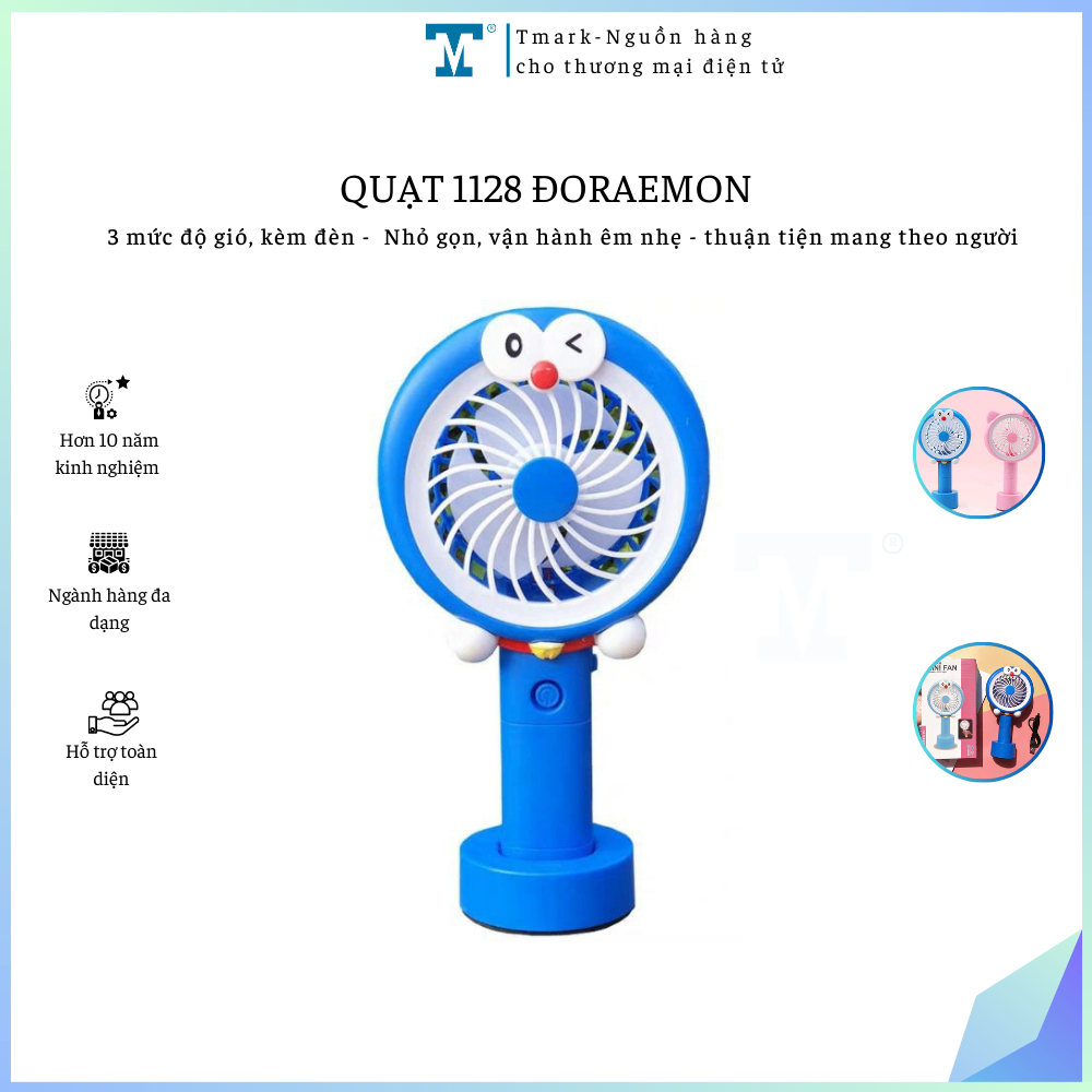 Quạt Đoraemon 1128 Tmark (Kiện 100 cái)