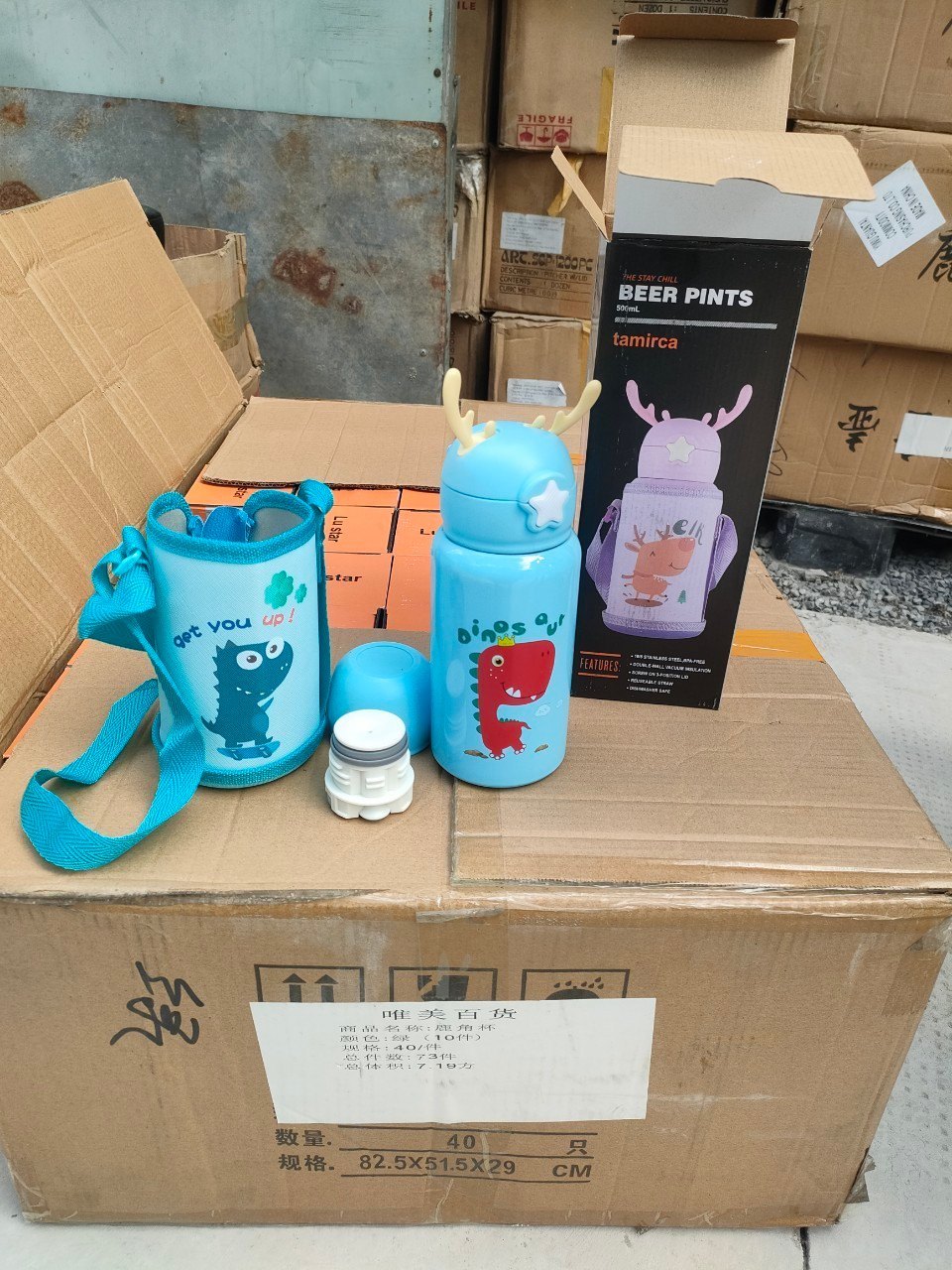 Bình giữ nhiệt hươu (Kiện 40cái)