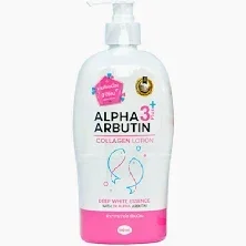 Hàng Thái - Sữa dưỡng thể Alpha Arbutin 3 plus+collagen lotion 500ml (Kiện 25 chai) (Hàng nguyên kiện)