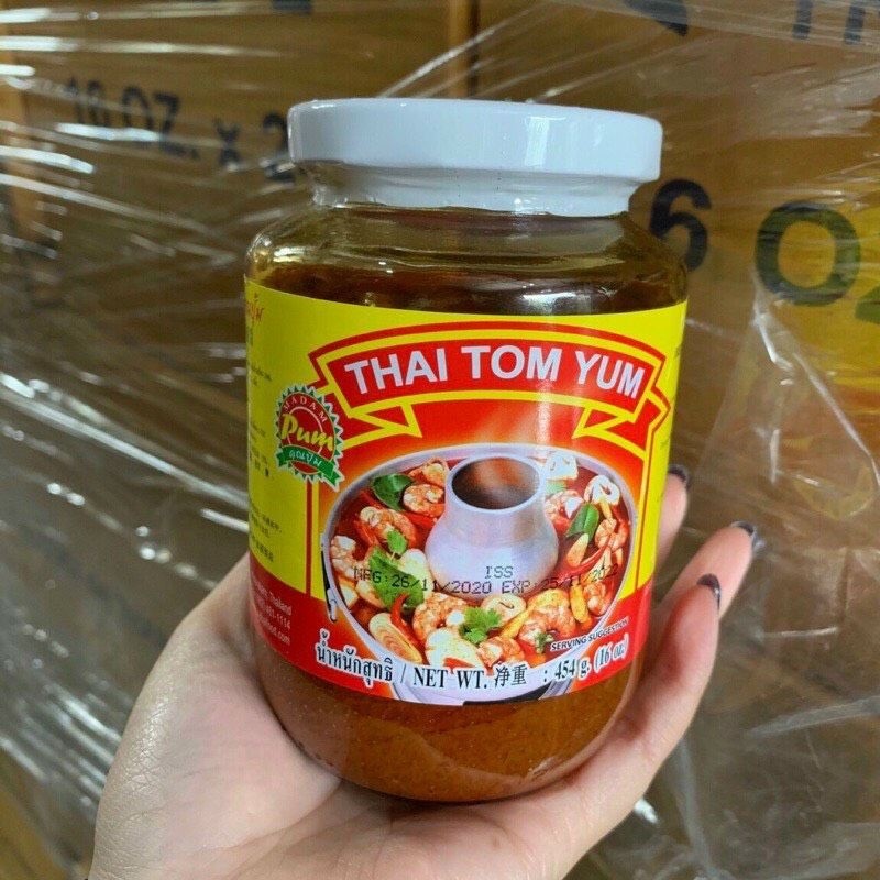 Hàng Thái - Nước sốt Tom Yum 454g (Kiện 24 lọ) (Hàng nguyên kiện)