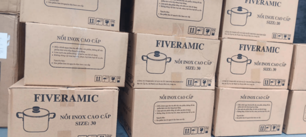 Nồi luộc gà Fiveramic 30cm (Kiện 30 cái)