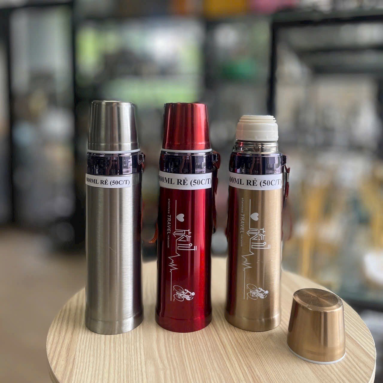 Bình giữ nhiệt nắp tháp 750ml (Kiện 50 cái)